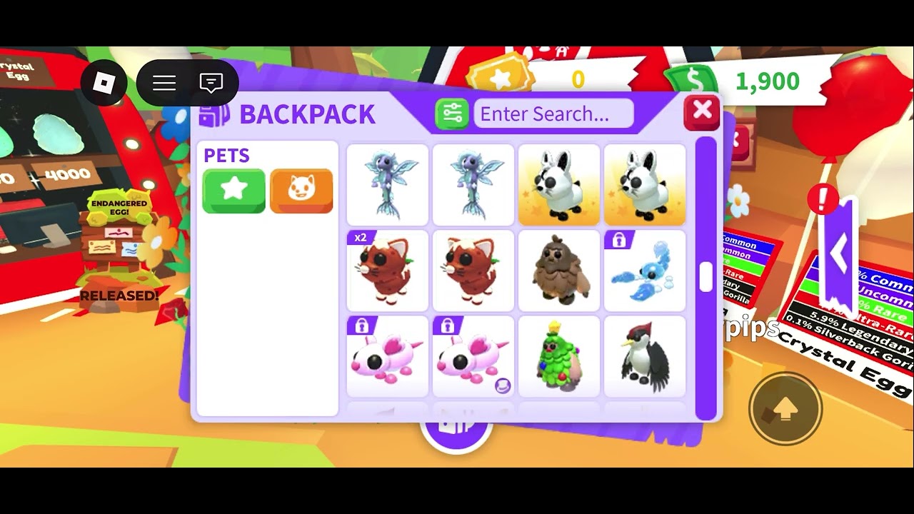 Playing Adopt me 