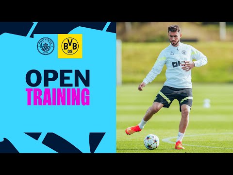 OPEN TRAINING! | Man City v Borussia Dortmund | Champions League