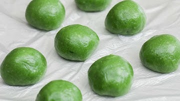 Mochi Dough Cooking Mixer, Sweet Green Rice Ball ,How to Make Mochi the Traditional Way (Mochitsuki)