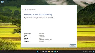 An Error Occurred While Troubleshooting In Windows 11/10 FIX [Tutorial]