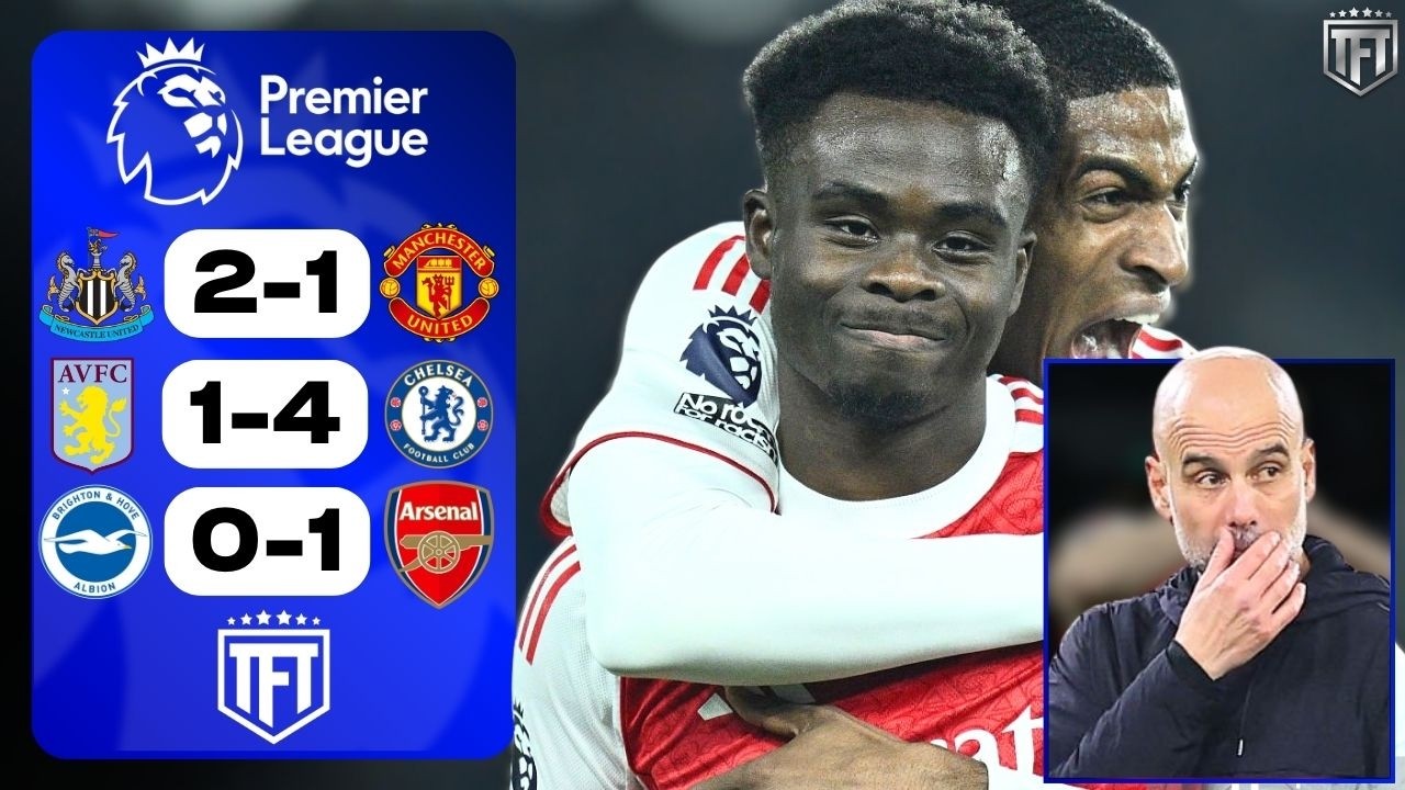 Arsenal Go 7 CLEAR! Brighton 0-1 Arsenal | Man City 2-2 N. Forest | Newcastle 2-1 Man Utd Highlights