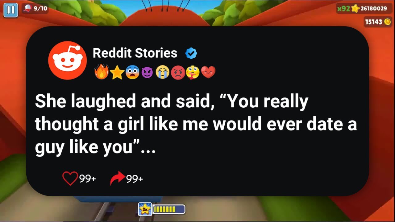 Она рассмеялась и сказала: «Ты правда думал, что такая девушка, как я, когда-нибудь будет встреча...