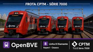 OpenBVE - LINHA 8 DIAMANTE | ITAPEVI → OSASCO | CAF SÉRIE 7000