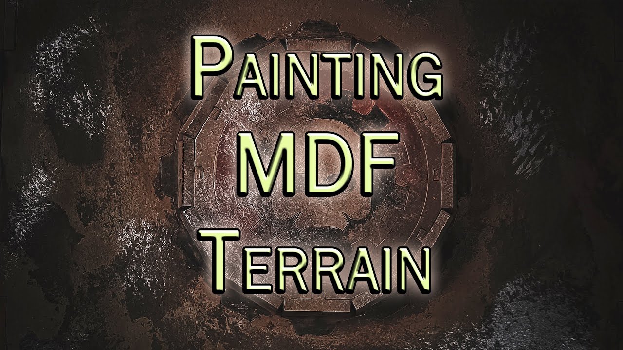 Painting MDF terrain without adding extra bits YouTube