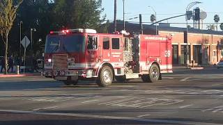 LAFD Engine 39 Responding