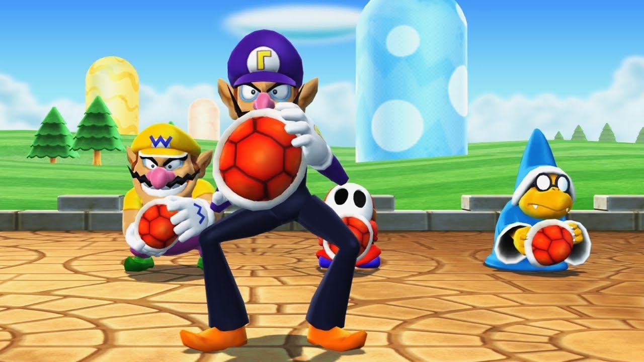 Mario Party 9: Goomba Bowling - Waluigi vs. Wario vs. Shy Guy vs. Magikoopa (Master CPU)