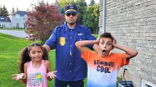 Heidi & Zidane تقنيات السلامة تعليم جنبا إلى جنب مع ضابط شرطة