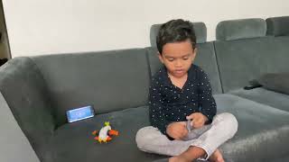 His love for dinosaurs 🦕 🦖 He was 4 n half when I took this video.. 🧿❤️😇