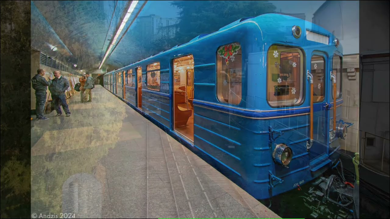 Видеосклейка эксплуатирующихся Е-образных вагонов метро в городах мира.