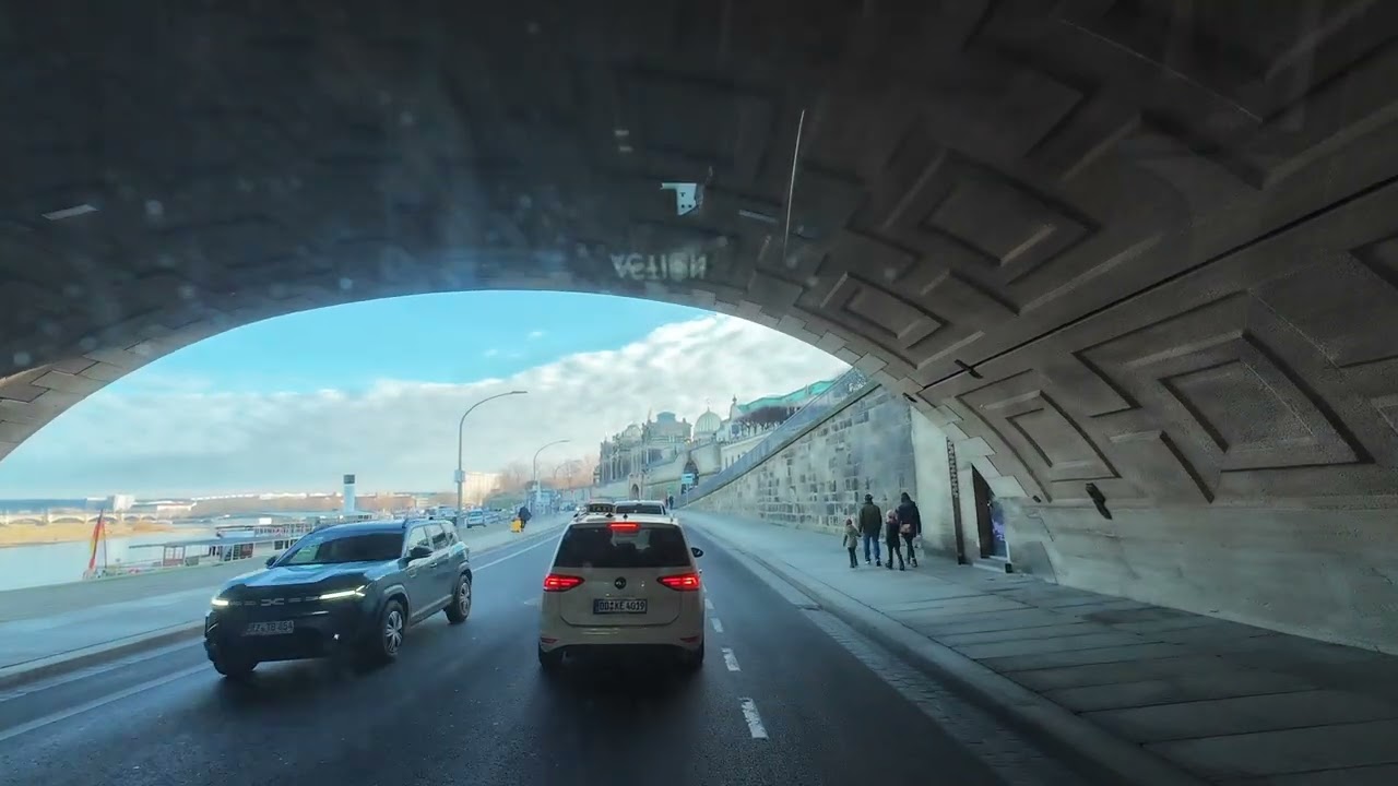 ASMR Bus Ride Through Dresden, Germany | Historic City Streets & Urban Ambience