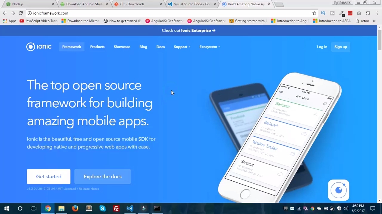 Getting Started with Ionic 2 - Installation & Setup - YouTube