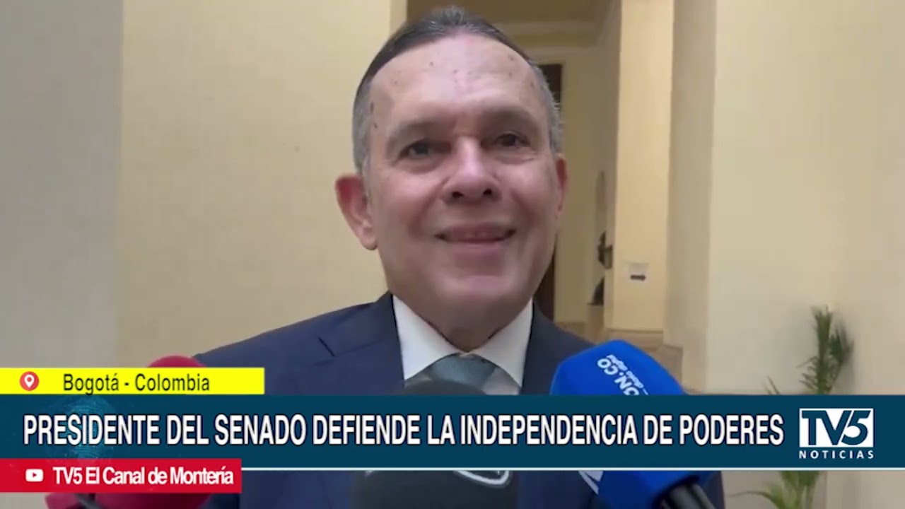 Presidente del Senado defiende la independencia de poderes 