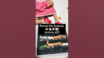 Red de dieren 🐵🐔🐶🐷! Learnwithus-activiteit l #learnwithus @learnwithus13