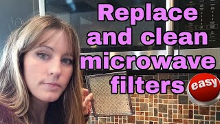 Clean the microwave filters.  Reset filter light.  EASY