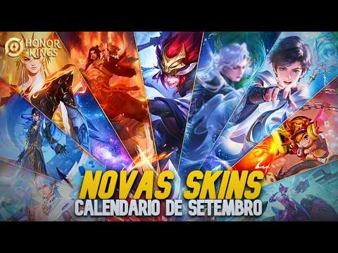 SEPTEMBER CALENDAR! NEW SKINS: KONGMING, LUBAN, LADY SUN, AUGRAN, AND DOLIA IN HONOR OF KINGS