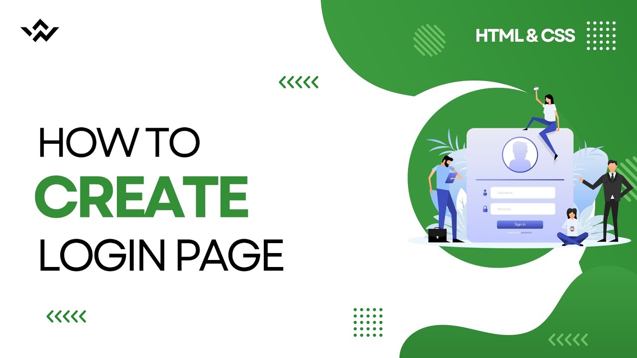 How to create a login page By using HTML & CSS ll in telugu ll for the ...
