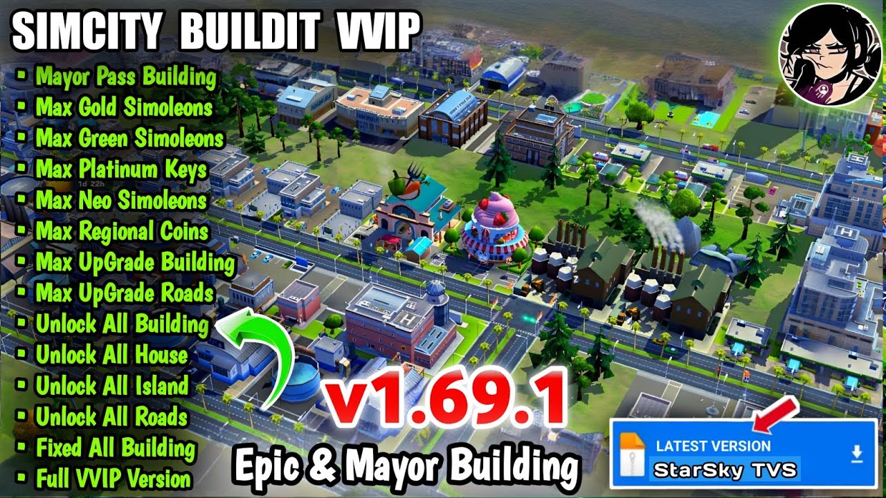 SimCity Buildit Mod Apk VVIP v1.69.1 | Разблокировать все здания | Обновление Terbaru 2025