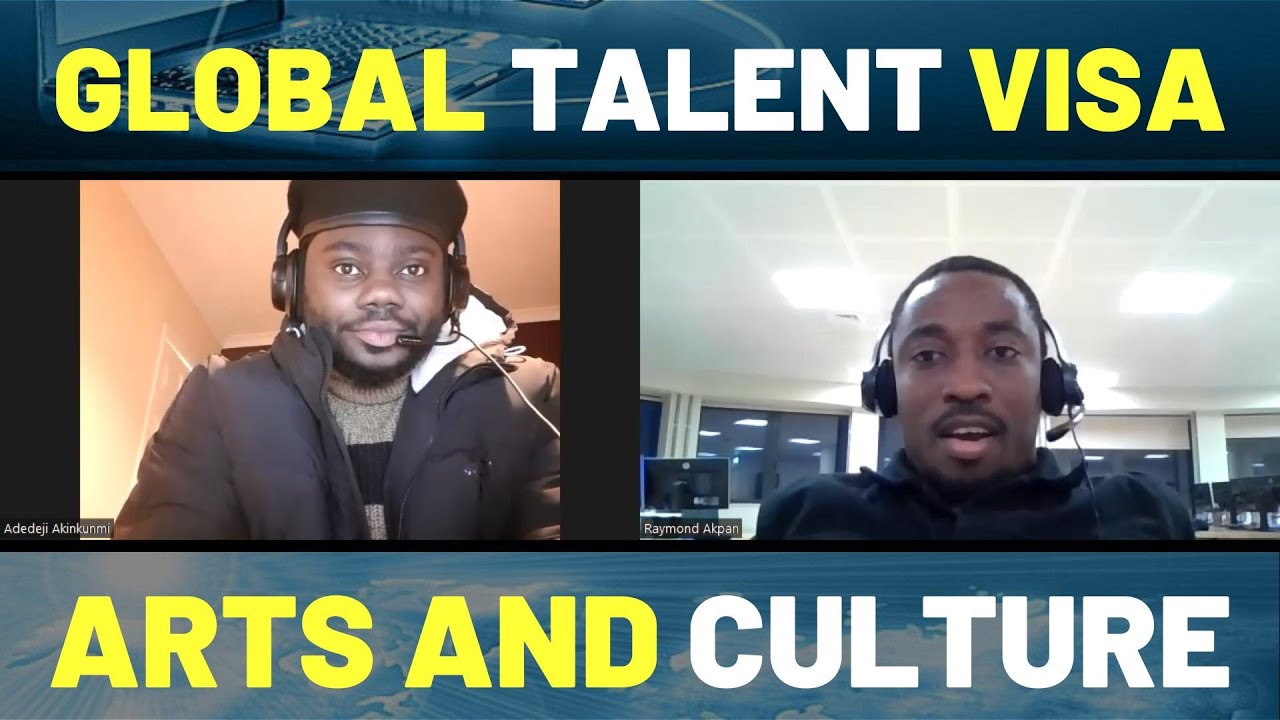 How he got the GLOBAL TALENT VISA in ARTS & CULTURE. - YouTube