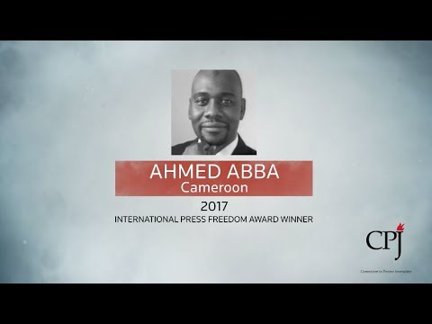 Ahmed Abba 2017 International Press Freedom Awards 