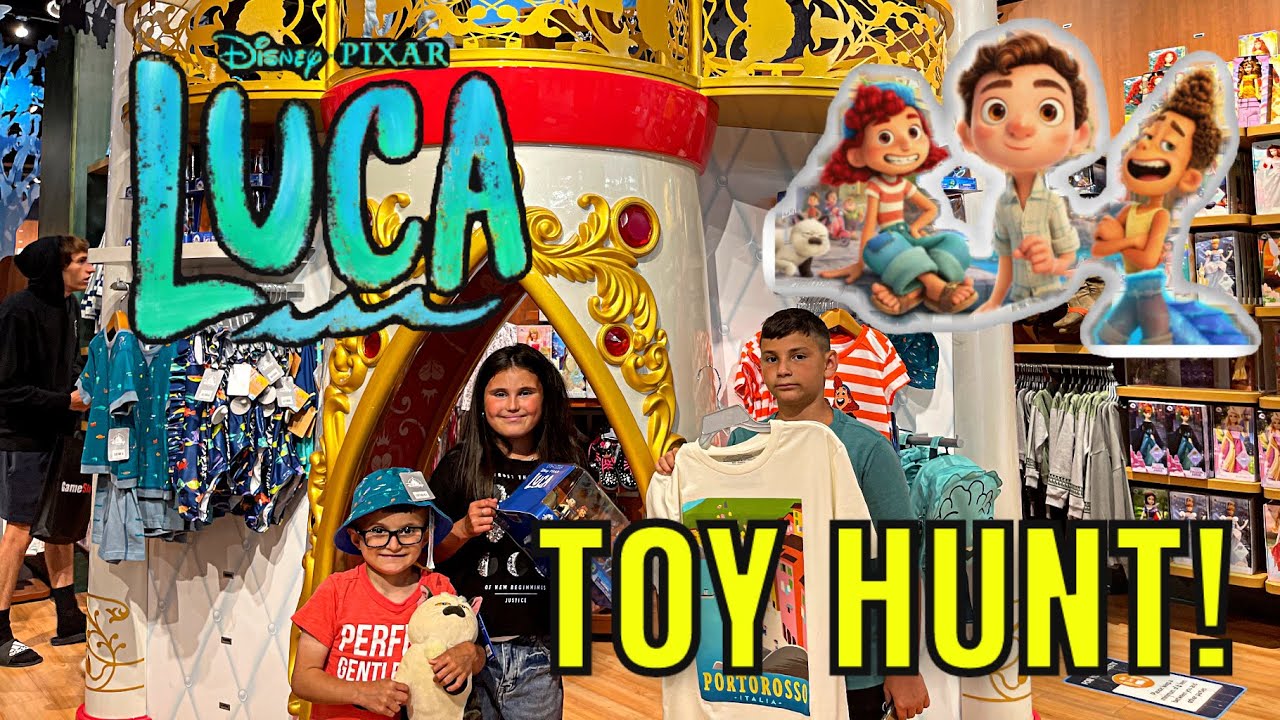 Disney LUCA Movie TOY Hunt Vlog!!!