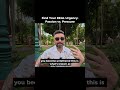 Find Your REAL Urgency Passion vs. Pressure