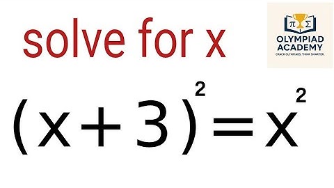 A Nice Algebra Problem Solve | Math Olympiad Question | How to Solve for X?