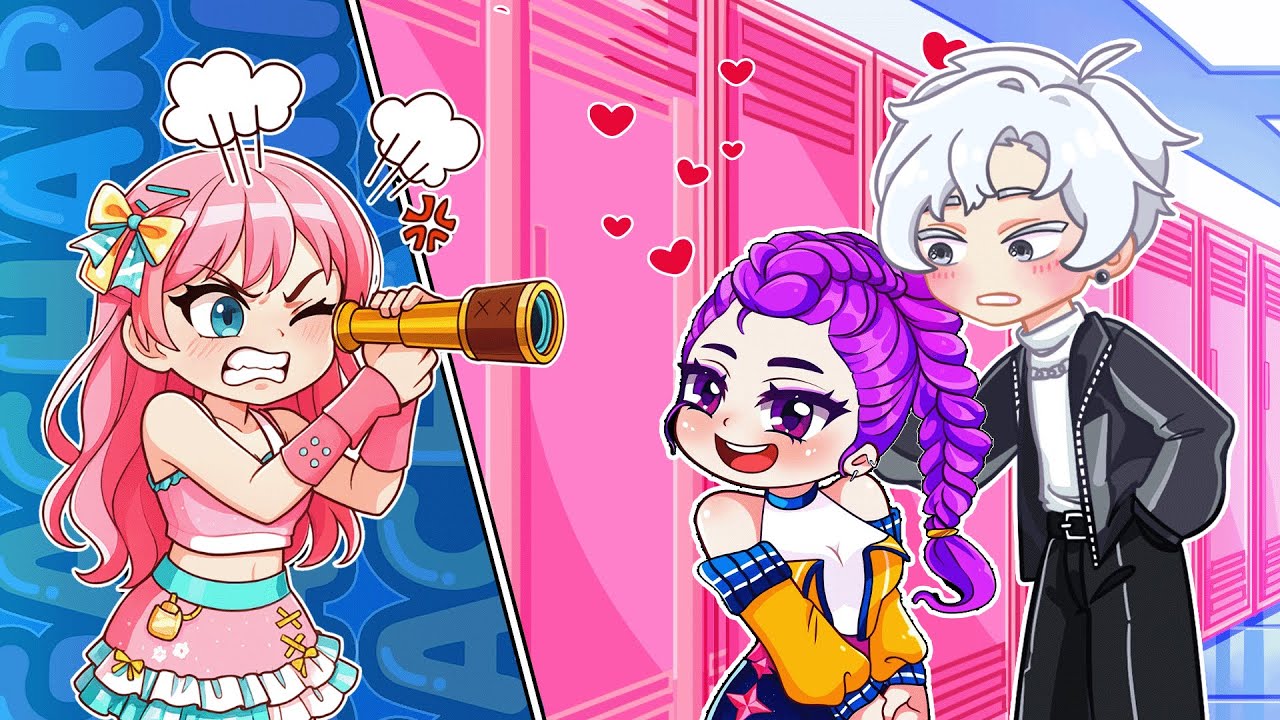 Лу против Руми — борьба за сердце Джину! | Gacharm Universe x Kpop Demon Hunters