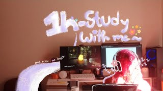 Can You Study With Me for 1 Hour? | No Breaks, Soft Music, Real PDF Notes , Timer screenshot 5