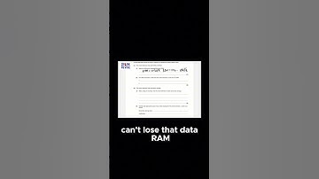 OCR Computer Science Paper 1 2022 RAM vs ROM Walkthrough