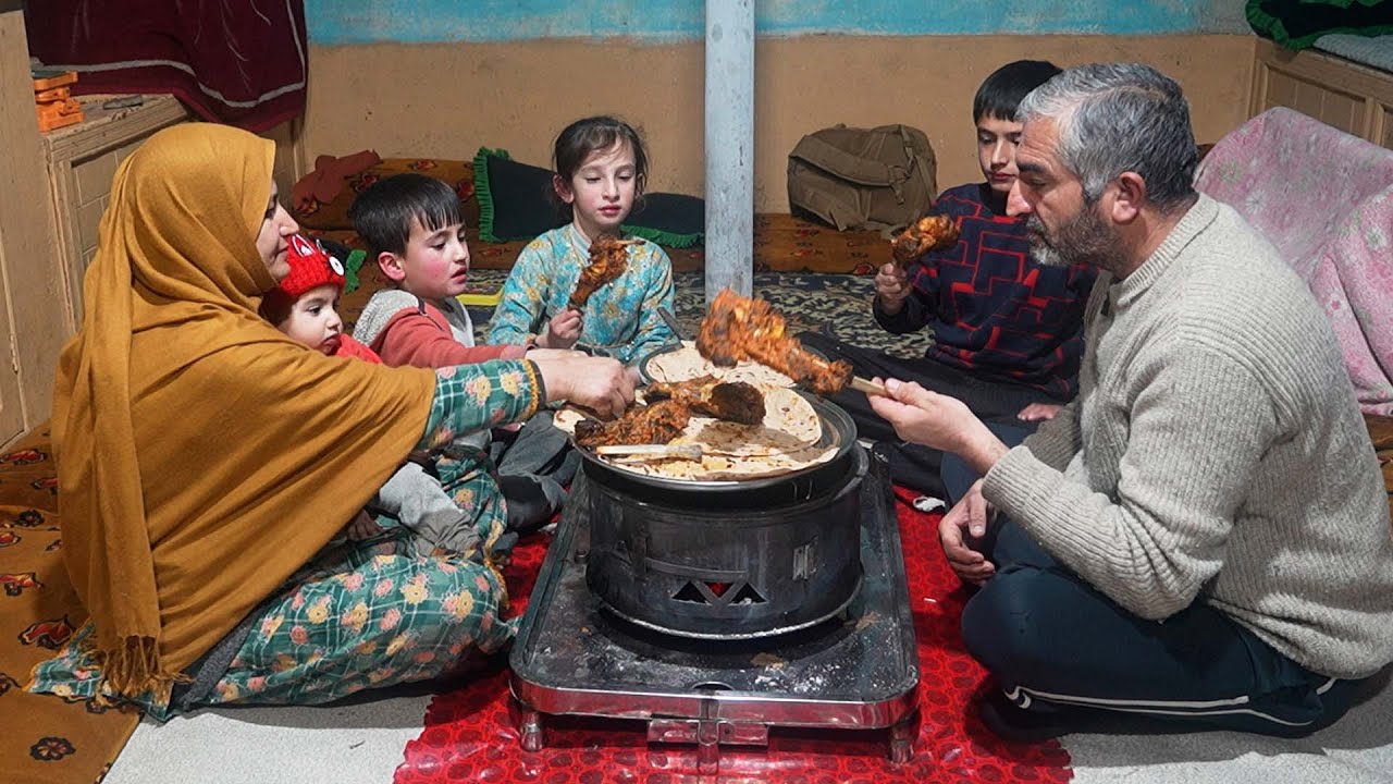 Forest Yak Meat / Chops Is Very Common In Mountain Villages of Gilgit Baltistan In Harsh Winters
