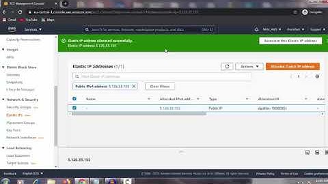 How To Create Elastic IP Address In AWS | AWS Beginners Training Tutorial | Course Guide