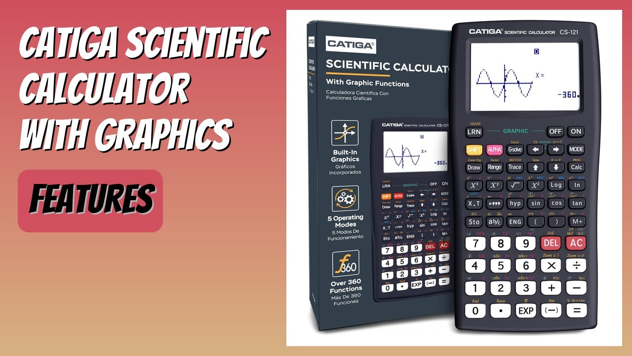 REVIEW (2026): CATIGA Scientific Calculator with Graphics. Features