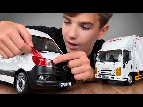 Mark Gives 3 Delivery Vehicles NEW Headlights! | Satisfying 1:18 ASMR