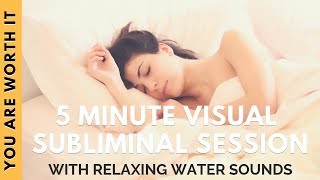 BANISH INSOMNIA & FALL ASLEEP FAST | 5 Minute Visual Subliminal Session