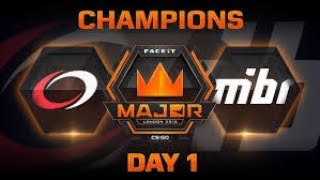 Complexity vs MIBR   map 1 Train FACEIT Major London 2018