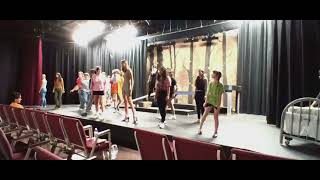 Into the Woods Final Finale practice featuring Ally Gator 3 as Child/ Narrator