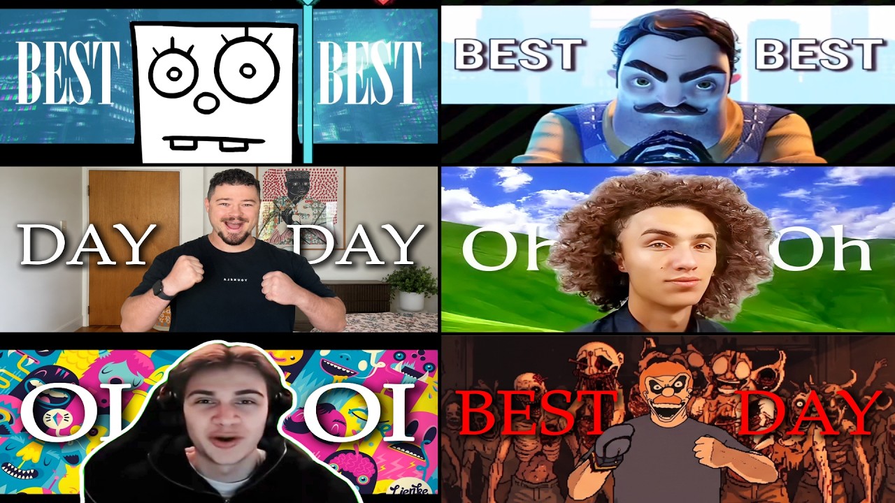 BEST DAY EVER FNF All Versions - YouTube