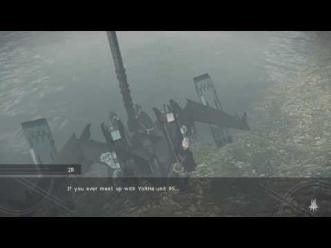 NieR: Automata 2B's Message to 9S (Flooded City Flight Unit)