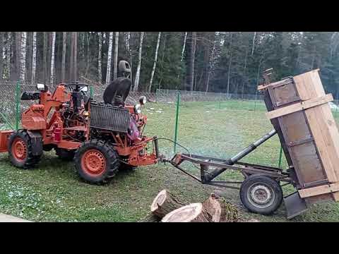 Самодельный самосвальный прицеп - YouTube