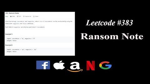 383. Ransom Note August Leetcode Challenge Solutions |Easy |Python Dictionary| Code+ Explanation