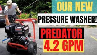 Harbor Freight Predator 4400PSI 4.2 GPM Pressure Washer  Unboxing & Review
