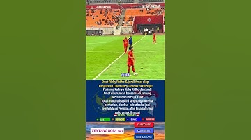 Duet Rizky Ridho & Jordi Amat siap Tunjukkan Chemistry Timnas di Persija#shorts #persija #rizkyridho