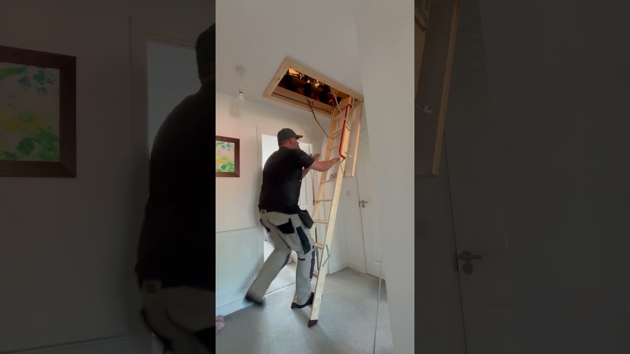 FAKRO LWK komfort loft ladder #loftladder #home #construction #woodworking #fakro