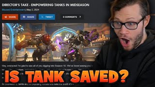 Are these drastic changes enough to save Tanks? | Overwatch 2 Director's Take