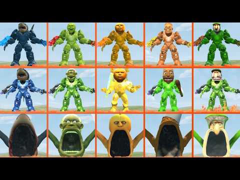 5 SEA & MECHA MONSTER TEAMS BATTLE – ONLY 1 SURVIVOR!