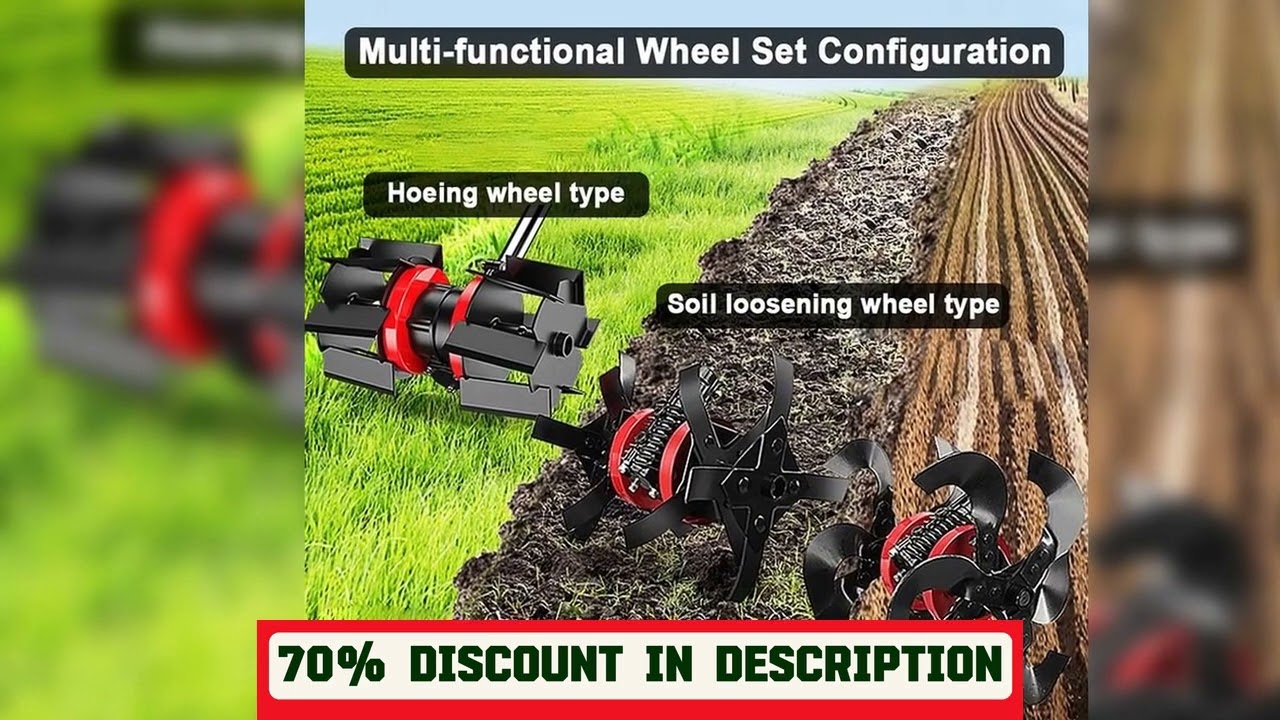 A must-have product! Multifunctional Lawn Mower Accessory High Efficiency Grass Trimmer Blades Whe