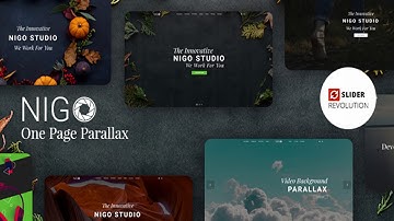 Nigo - Creative Parallax One Page HTML Template | Themeforest Website Templates and Themes