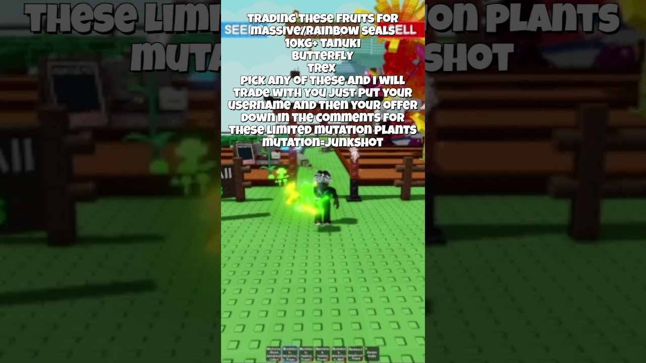 trading junkshot mutation in gag 