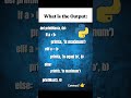 What is the Output of this python program 🐍👇#python#shorts #students #cse#pythonforbeginners