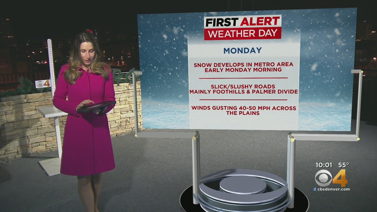 First Alert Weather Day Monday - Snow and Cold Return - YouTube
